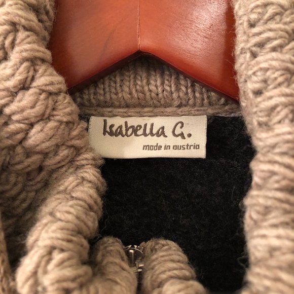 Made in Austria Women's Boiled Wool Three-Quarter Coat - Picture 3 of 7